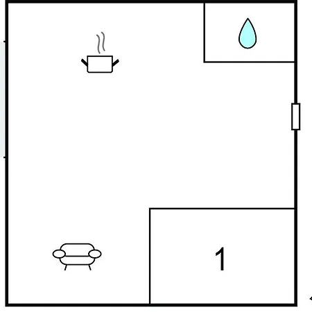 1 Bedroom Beautiful In