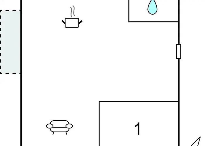 1 Bedroom Beautiful In